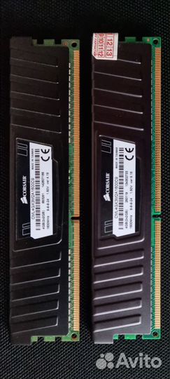 Память Corsair Vengeance LP DDR3 4GB 2x2GB