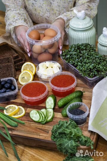 Контейнер пищевой с крышкой