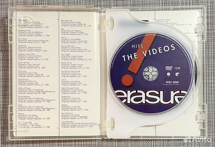 Erasure - Hits The Videos 2DVD USA