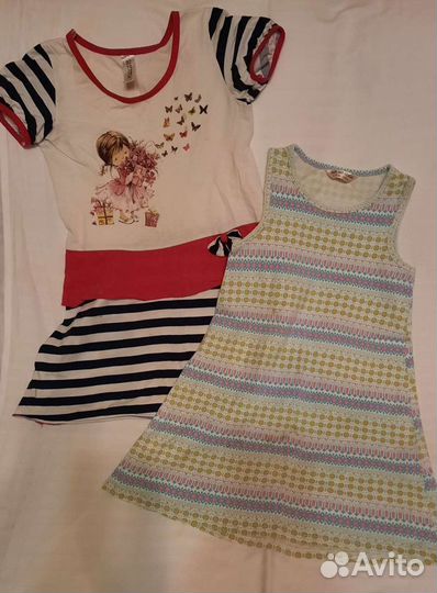 Одежда для девочки 4-6 лет