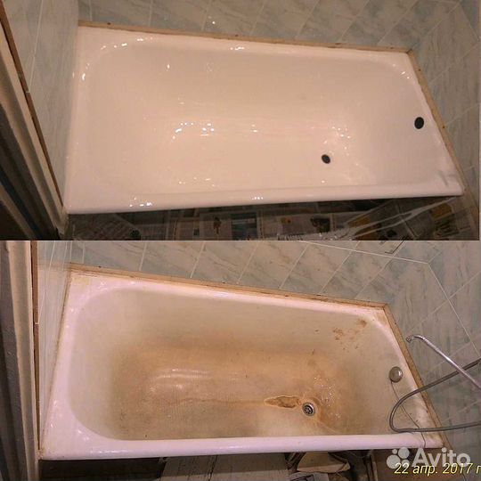 Реставрация ванн жидким акрилом