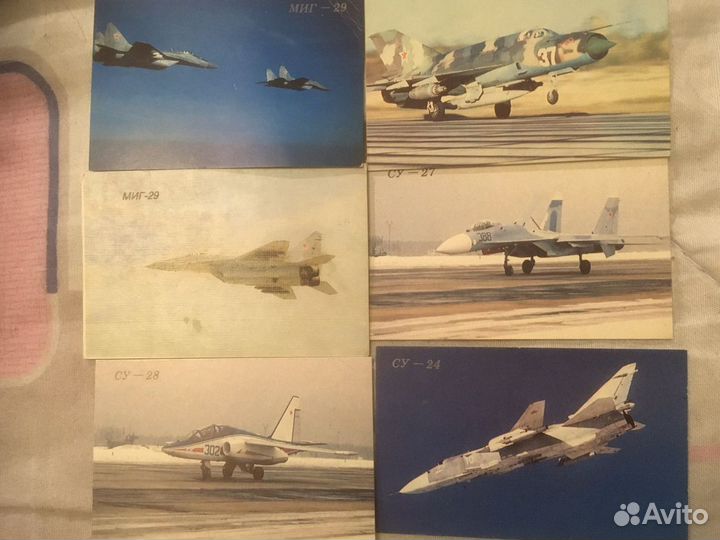 Календарики СССР Самолеты, звезды эстрады