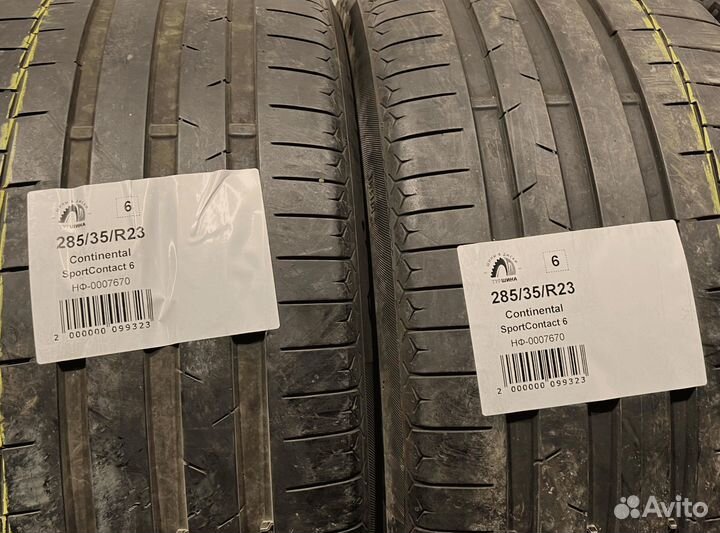 Continental SportContact 6 285/35 R23 94Y