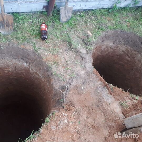 Септики выгребные ямы из бетонных колец