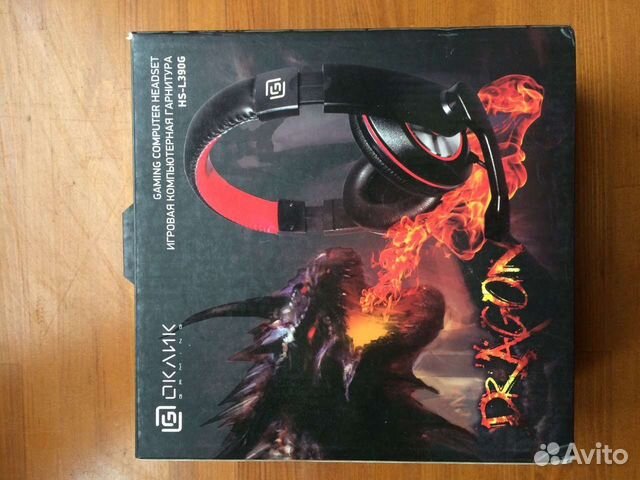 Компьютерная гарнитура Oklick HS-L390G Dragon