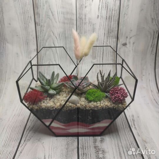Флорариум, подарок, декор