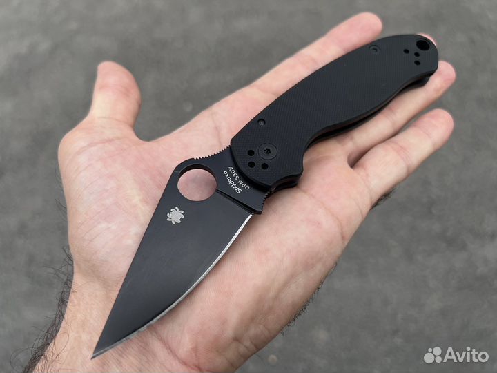 Нож spyderco paramilitary 3 black