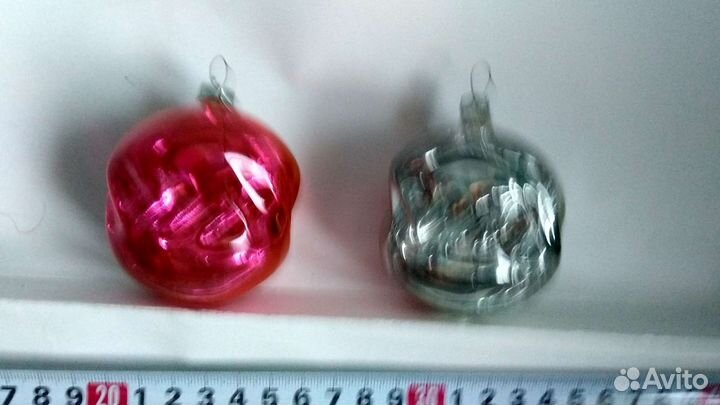 Ёлочные игрушки. СССР. Глинка