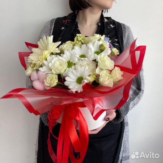 Цветы в коробке