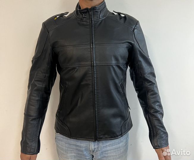Мотокуртка кожаная мужская scoyco XL
