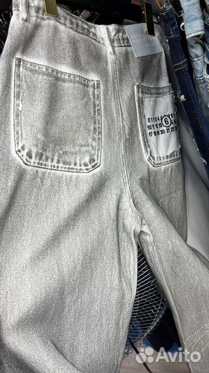 Стильные потертые джинсы Maison Margiela