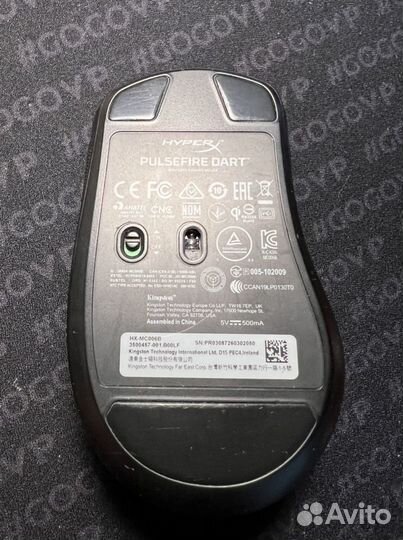 Игровая беспроводная мышь Hyperx pulsfire dart