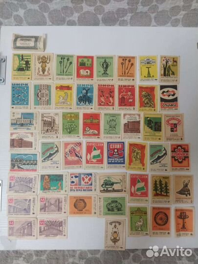Этикетки от спичек СССР