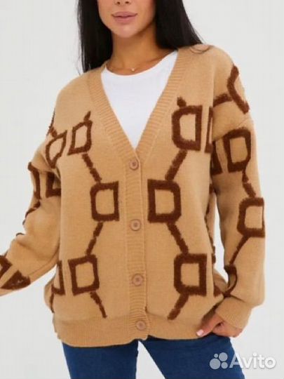 Кардиган женский оверсайз