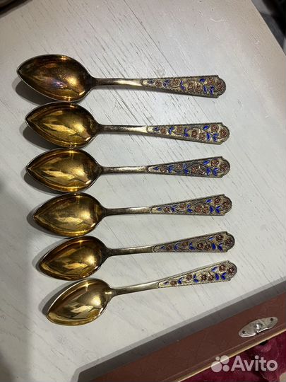 Ложки серебро