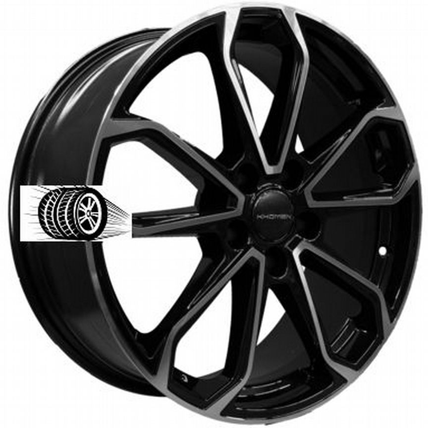 Литые диски Khomen Wheels 7×R18 5×114.3