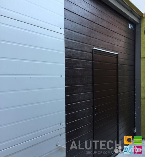 Секционные ворота alutech