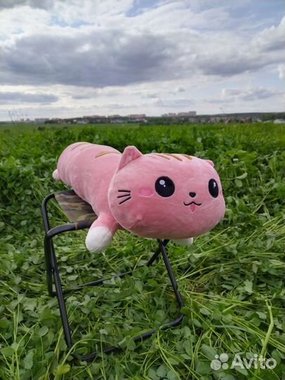 Мягкая-игрушка-Подушка-кот батон90см, антистресс