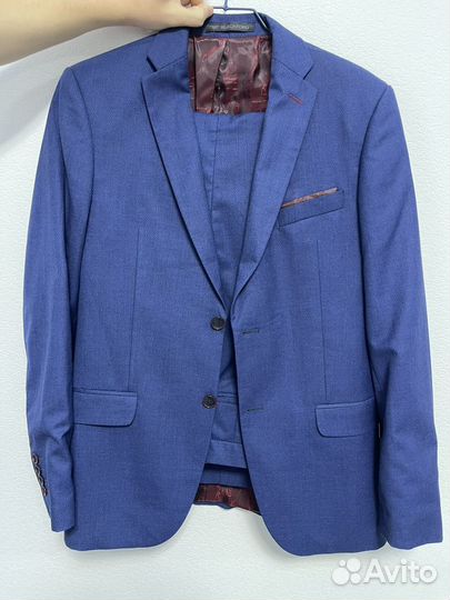 Мужской костюм Blackford 48 размера (синий)