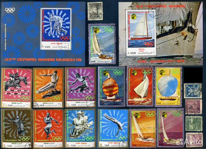 Марки разных стран