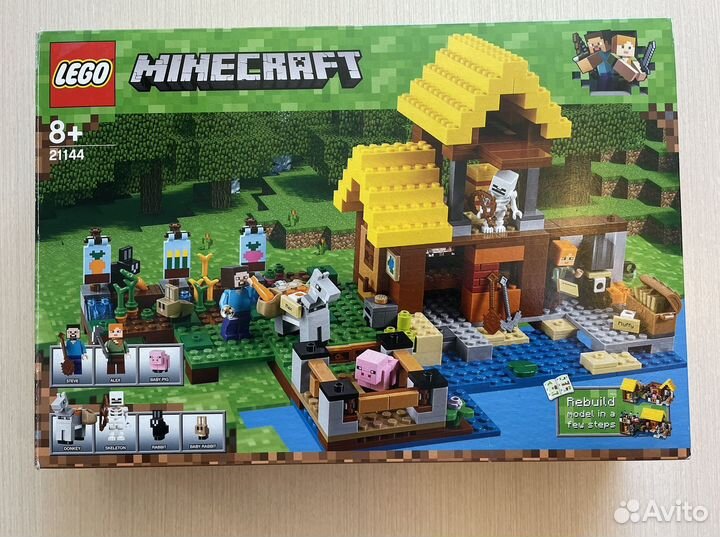 Оригинал Lego Minecraft 21144 Фермерский Коттедж