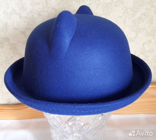 Фетровая шляпка с ушками