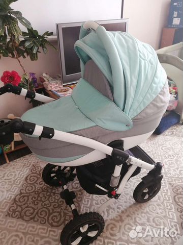 Коляска adamex 3 в 1 бу