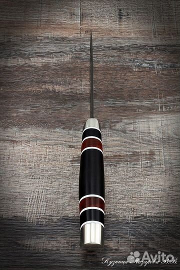 Охотничьи ножи - Нож Варан булат мельхиор черный г