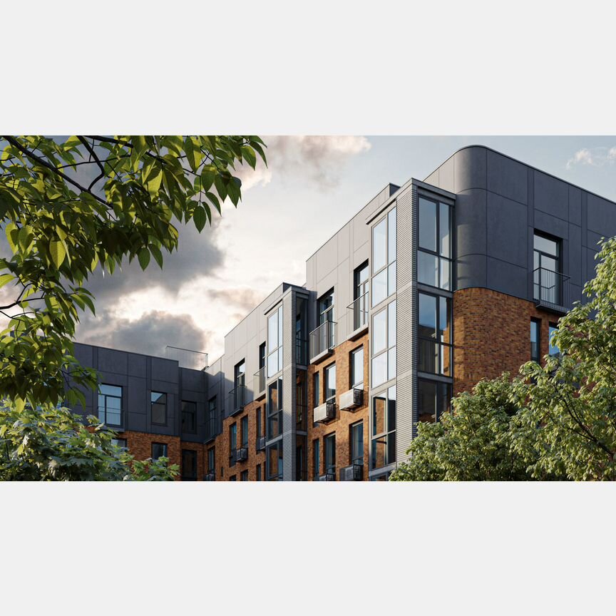 1-к. квартира, 45,4 м², 1/6 эт.