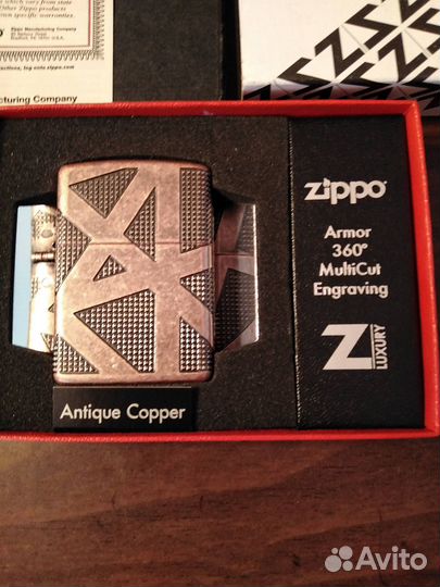 Зажигалка zippo armor geometric