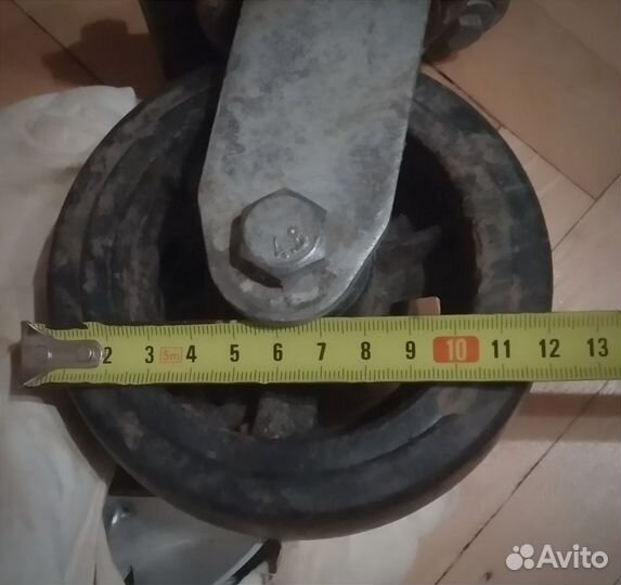 Опорное колесо для прицепа, поворотное