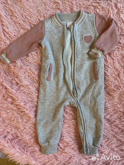 Флисовый комбинезон 86