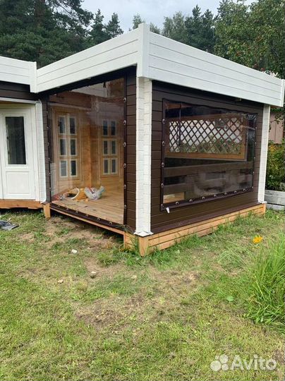 Мягкие пвх окна на беседку