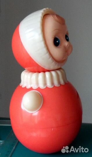 Аленка игрушка неваляшка 20 см целлулоид Котовск