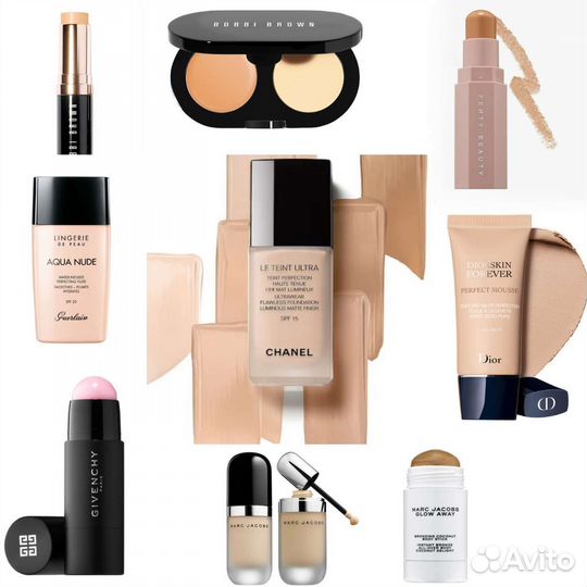 Тональный крем. Консиллер.Контуринг. База. Стик