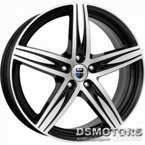 Диски Андорра 7.5/18 5x114.3 ET35 d60.1 алмаз чёрн