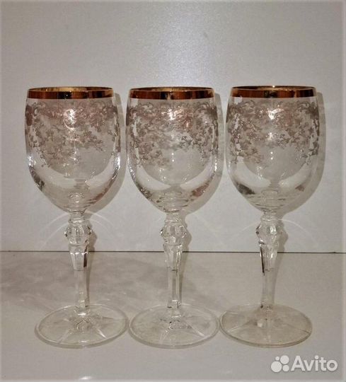 Фужеры бокалы Богемия