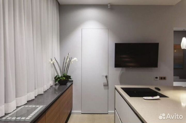 Дверь скрытая под отделку