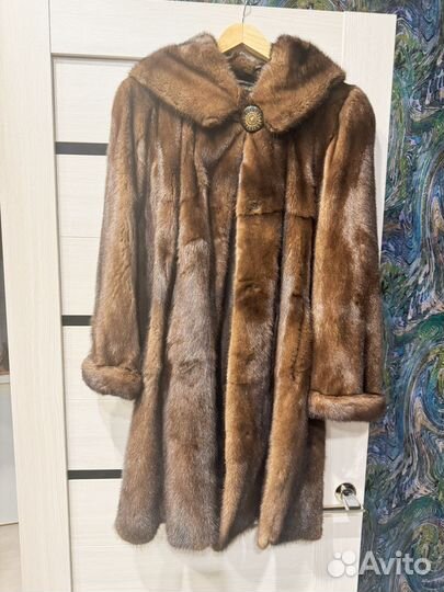 Шуба норковая 42 44 бу