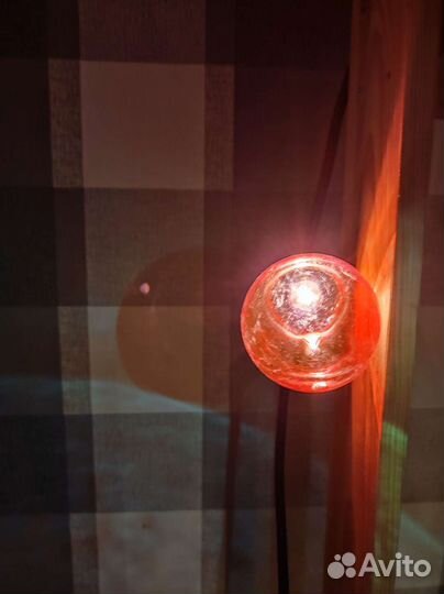 Ретро-гирлянда с большими лампами икеа