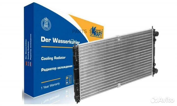 Kraft KT104013 Радиатор охлаждения kraft ваз 2123