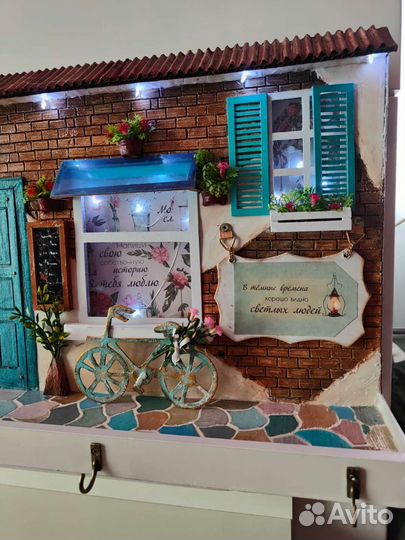 Ключница настенная. Ручная работа