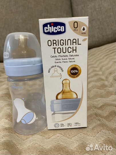 Бутылочка для кормления Chicco Original 0+