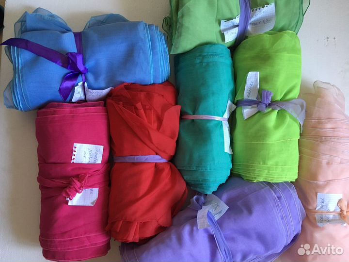 Банты на стулья + рулоны вуалей