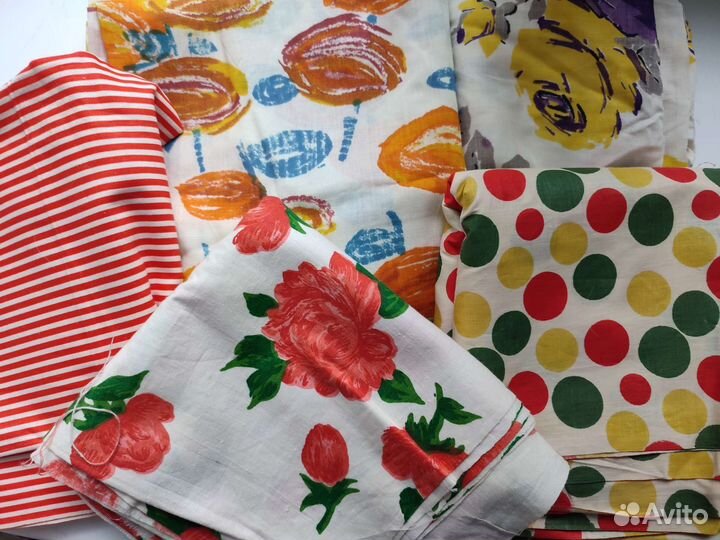 Набор винтажных тканей, 15 метров