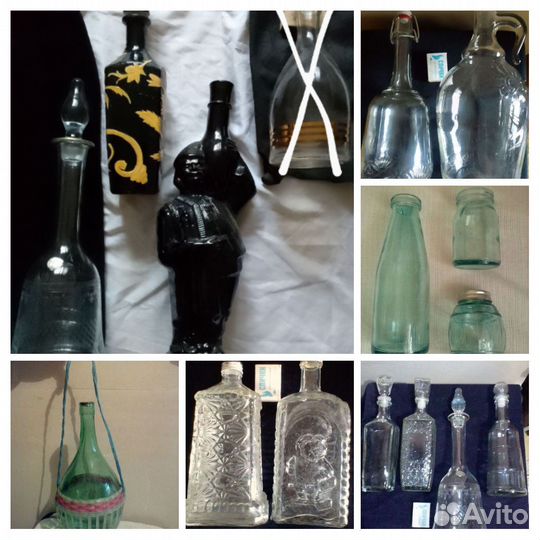 Графины,бутылки декоративные