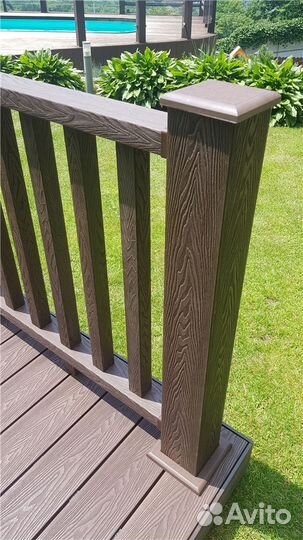 Современные ограждения на террасу из дпк