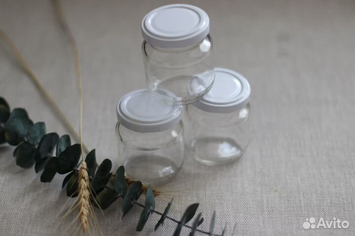 Банки стеклянные 110мл с крышкой Твист