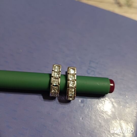 Серьги серебро