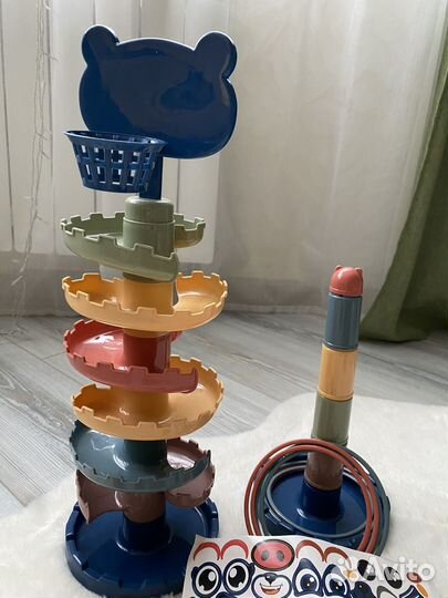 Новые Развивающие пирамидки для малышей игровые